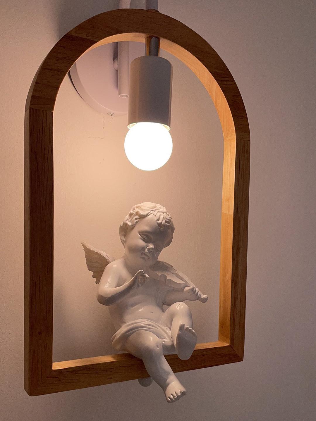 Wood Bird Resin Wall Light - Lamp Outdoor
