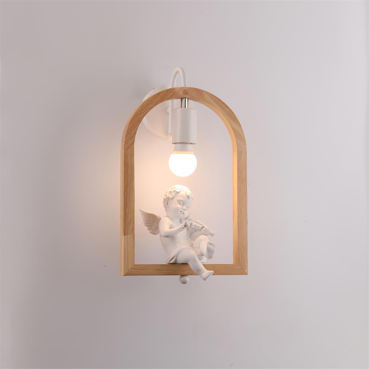 Wood Bird Resin Wall Light - Lamp Outdoor