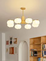 Wooden Cotton Balls Chandelier - Lamp Outdoor
