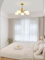Wooden Cotton Balls Chandelier - Lamp Outdoor