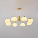 Wooden Cotton Balls Chandelier - Lamp Outdoor