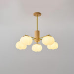 Wooden Cotton Balls Chandelier - Lamp Outdoor
