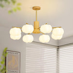Wooden Cotton Balls Chandelier - Lamp Outdoor