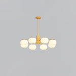 Wooden Cotton Balls Chandelier - Lamp Outdoor