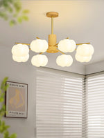Wooden Cotton Balls Chandelier - Lamp Outdoor