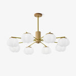 Wooden Cotton Balls Chandelier - Lamp Outdoor