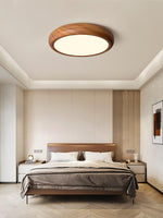 Wood Grain Round Ceiling Lamp - Lamp Outdoor