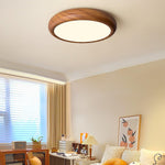Wood Grain Round Ceiling Lamp - Lamp Outdoor