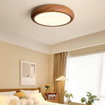 Wood Grain Round Ceiling Lamp - Lamp Outdoor