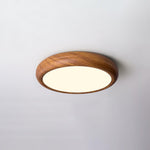 Wood Grain Round Ceiling Lamp - Lamp Outdoor