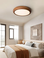 Wood Grain Round Ceiling Lamp - Lamp Outdoor