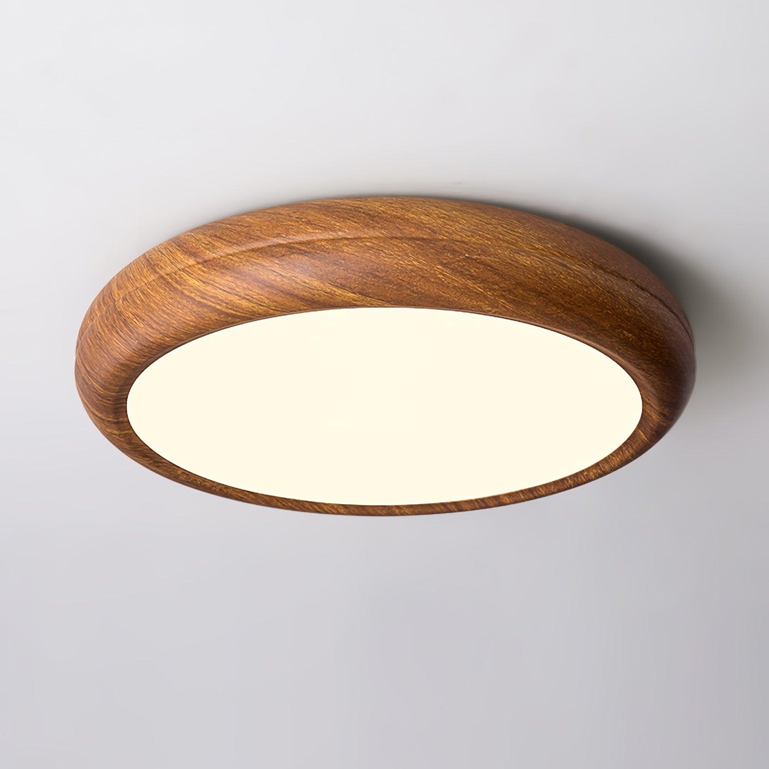 Wood Grain Round Ceiling Lamp - Lamp Outdoor