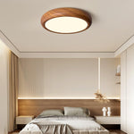 Wood Grain Round Ceiling Lamp - Lamp Outdoor