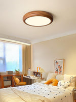 Wood Grain Round Ceiling Lamp - Lamp Outdoor