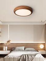 Wood Grain Round Ceiling Lamp - Lamp Outdoor