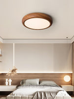 Wood Grain Round Ceiling Lamp - Lamp Outdoor