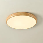 Grena Wood Grain Round Ceiling Light - Lamp Outdoor
