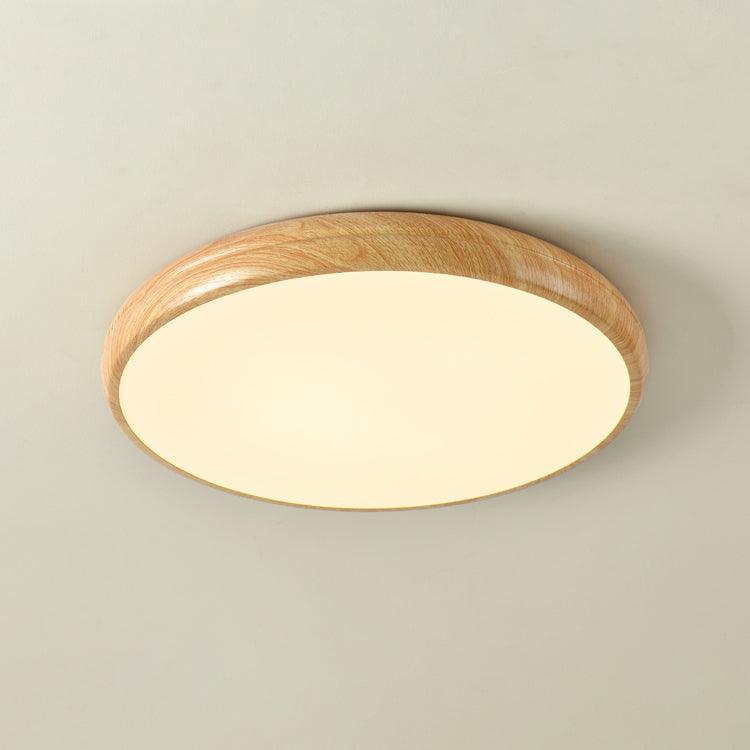 Wood Grain Round Ceiling Lamp - Lamp Outdoor