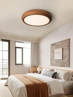 Wood Grain Round Ceiling Lamp - Lamp Outdoor