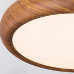 Grena Wood Grain Round Ceiling Light - Lamp Outdoor