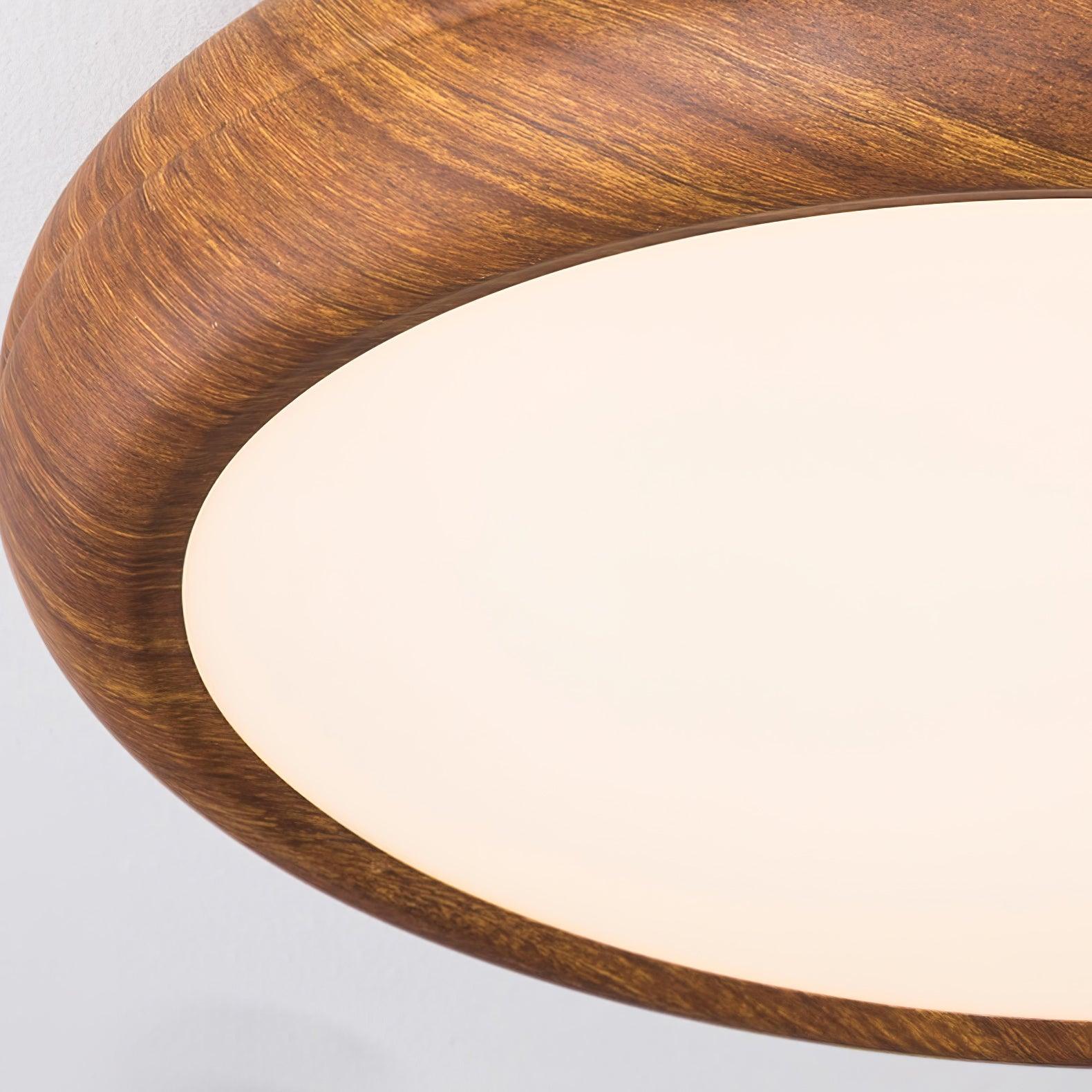 Wood Grain Round Ceiling Lamp - Lamp Outdoor