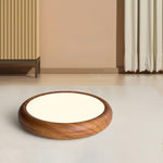 Grena Wood Grain Round Ceiling Light - Lamp Outdoor