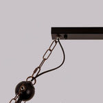 Wood Hanging Multi Chandelier - Lamp Outdoor