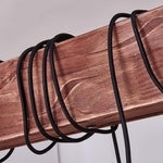 Wood Hanging Multi Chandelier - Lamp Outdoor