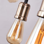 Wood Hanging Multi Chandelier - Lamp Outdoor
