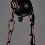 Wood Hanging Multi Chandelier - Lamp Outdoor