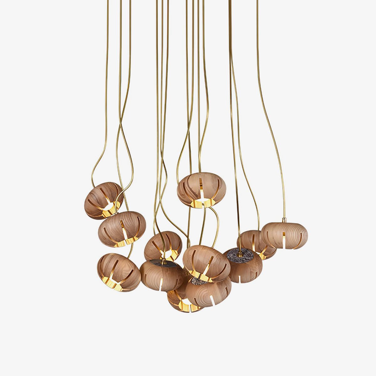 Zasorir Sculptural Marble Cluster Pendant Light - Lamp Outdoor