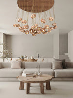 Zasorir Sculptural Marble Cluster Pendant Light - Lamp Outdoor