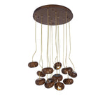 Zasorir Sculptural Marble Cluster Pendant Light - Lamp Outdoor
