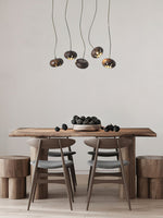 Zasorir Sculptural Marble Cluster Pendant Light - Lamp Outdoor