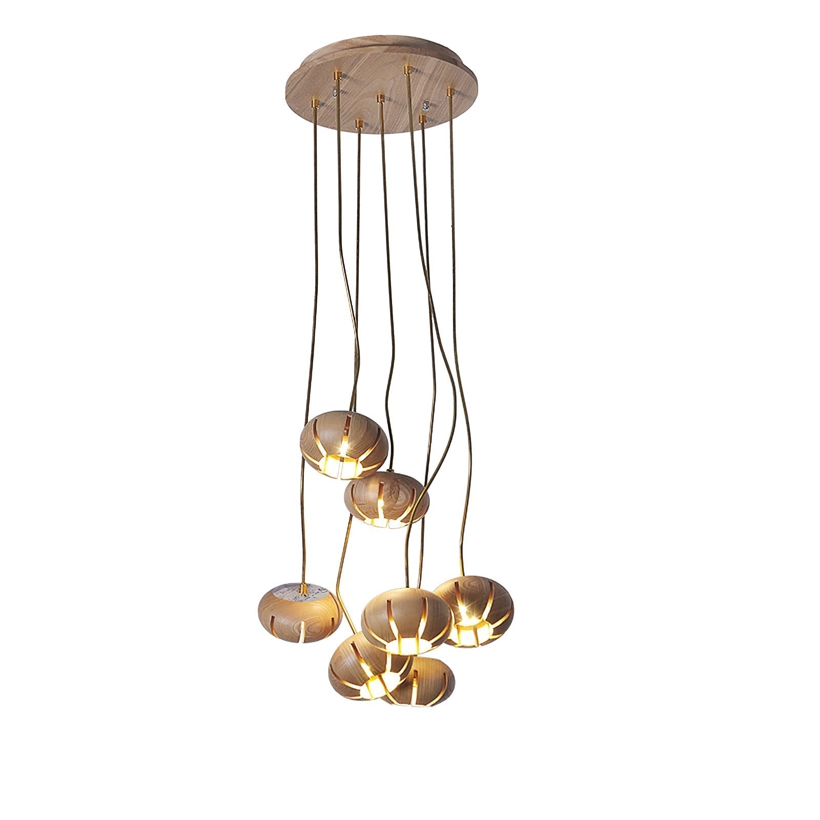 Zasorir Sculptural Marble Cluster Pendant Light - Lamp Outdoor