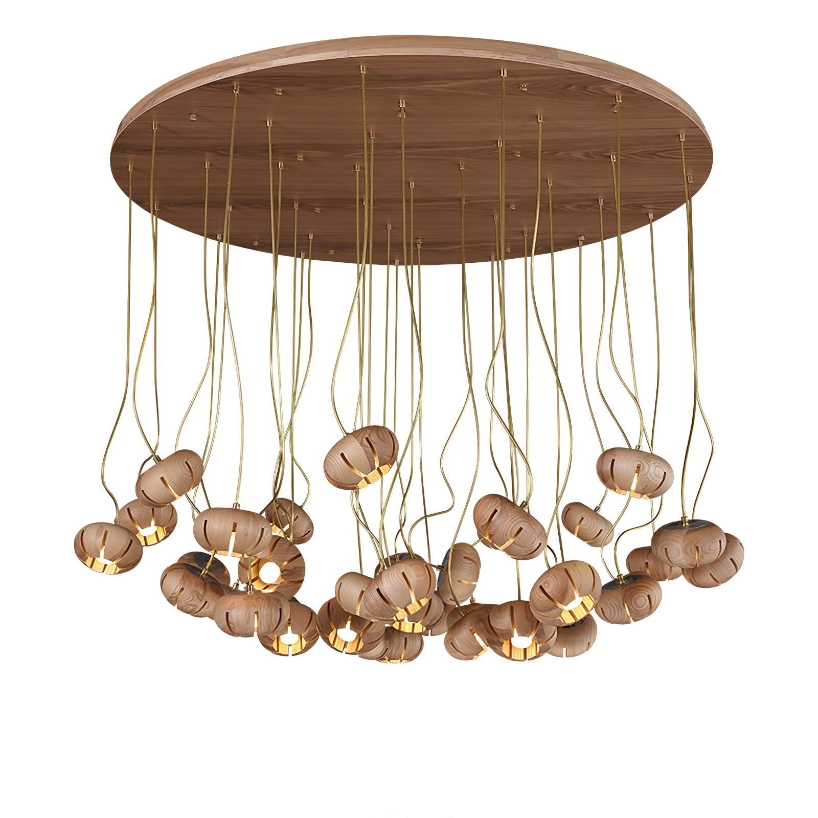 Zasorir Sculptural Marble Cluster Pendant Light - Lamp Outdoor