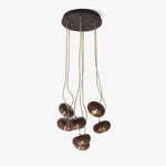 Zasorir Sculptural Marble Cluster Pendant Light - Lamp Outdoor