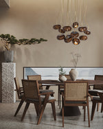 Zasorir Sculptural Marble Cluster Pendant Light - Lamp Outdoor