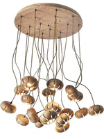 Zasorir Sculptural Marble Cluster Pendant Light - Lamp Outdoor
