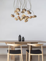 Zasorir Sculptural Marble Cluster Pendant Light - Lamp Outdoor