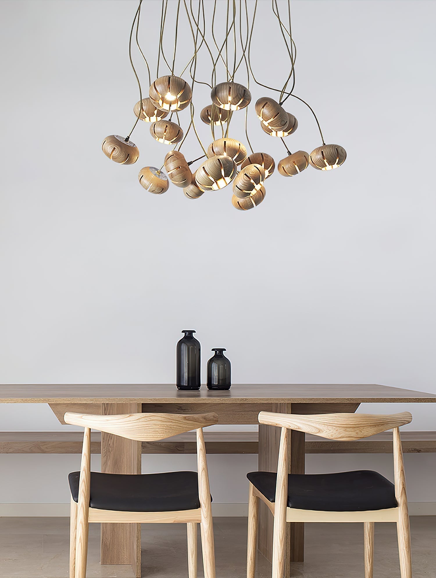 Zasorir Sculptural Marble Cluster Pendant Light - Lamp Outdoor