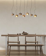 Zasorir Sculptural Marble Cluster Pendant Light - Lamp Outdoor
