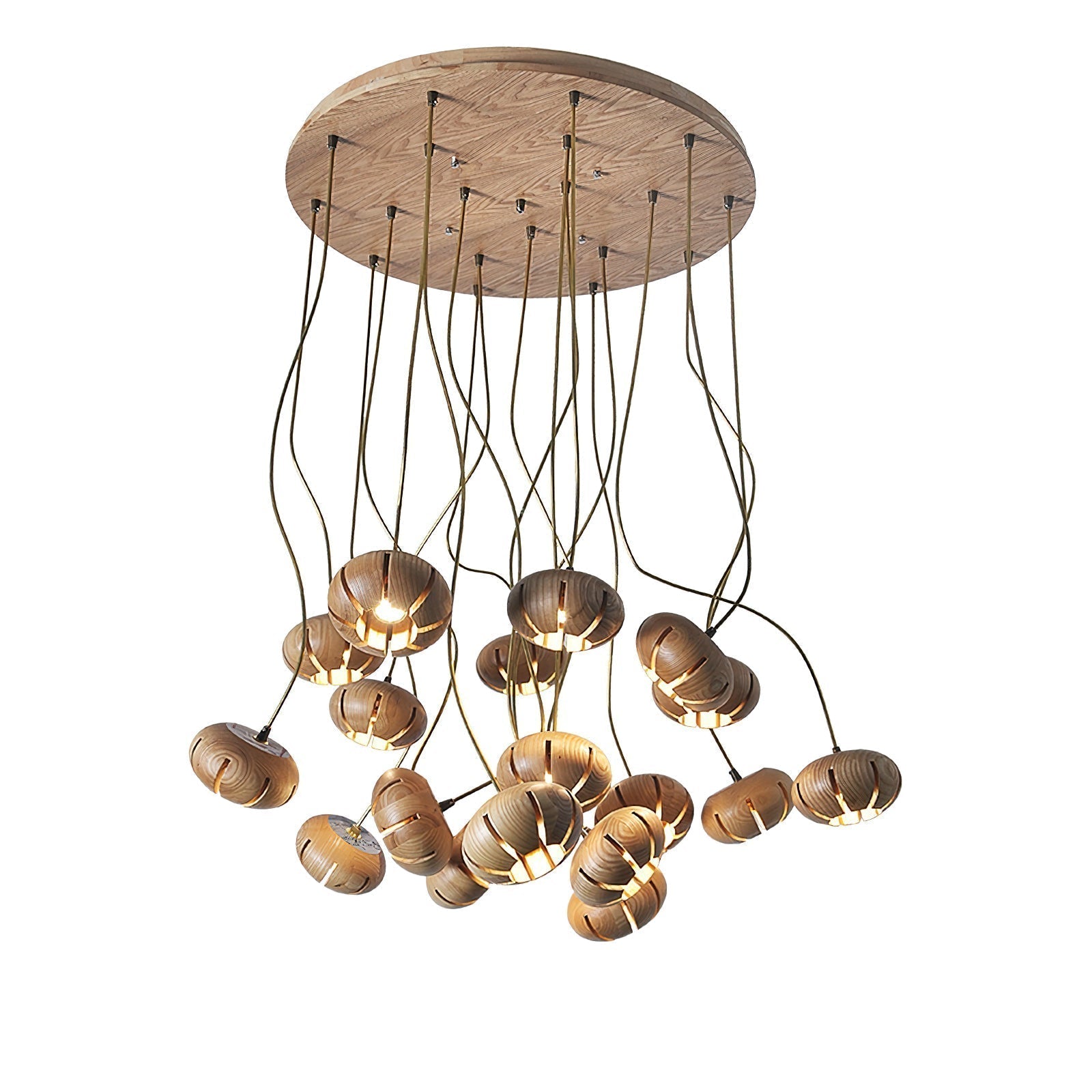 Zasorir Sculptural Marble Cluster Pendant Light - Lamp Outdoor