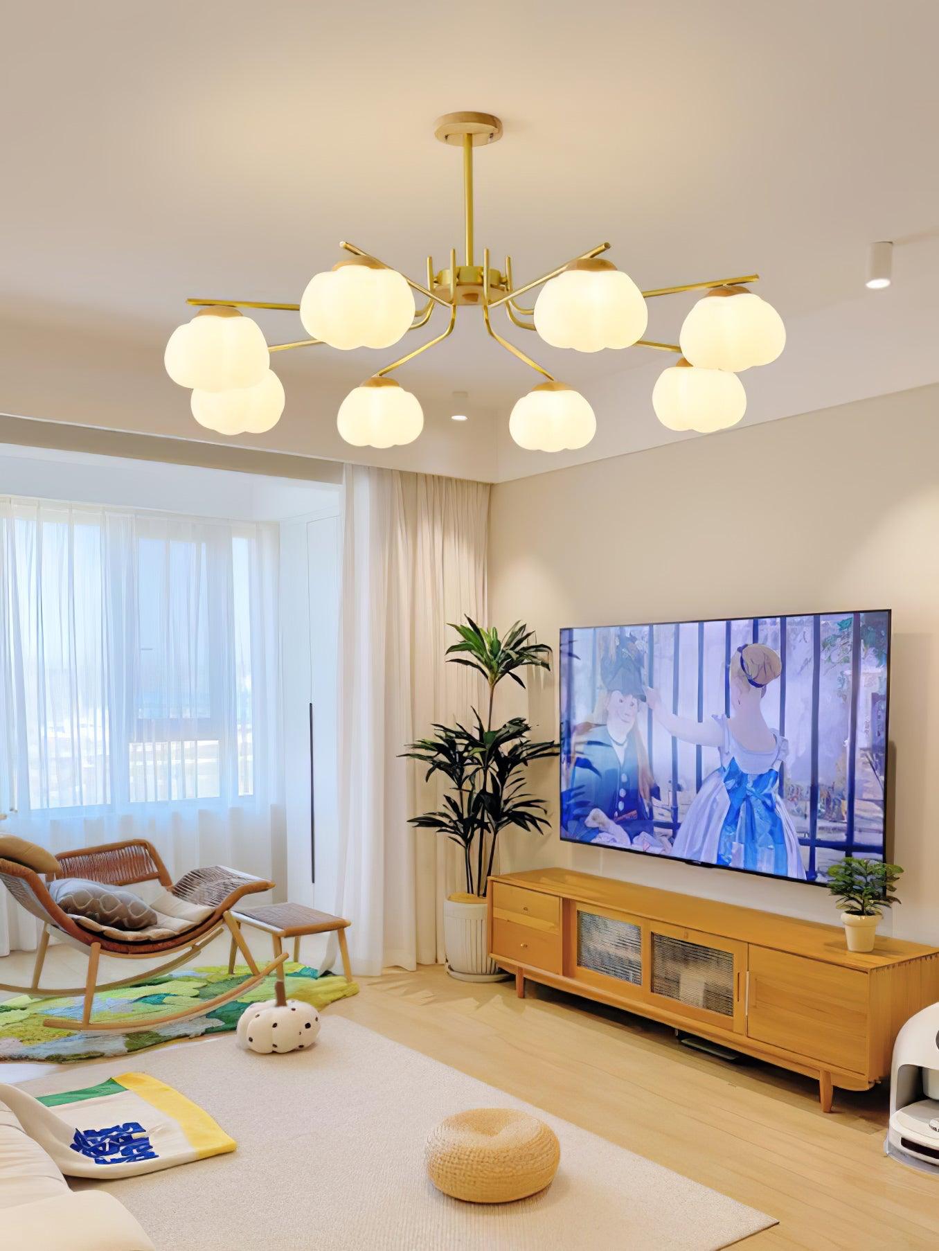 Cohen Modern Metal Chandelier - Lamp Outdoor