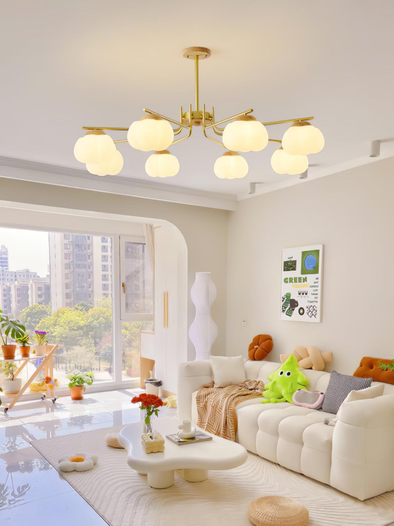 Cohen Modern Metal Chandelier - Lamp Outdoor