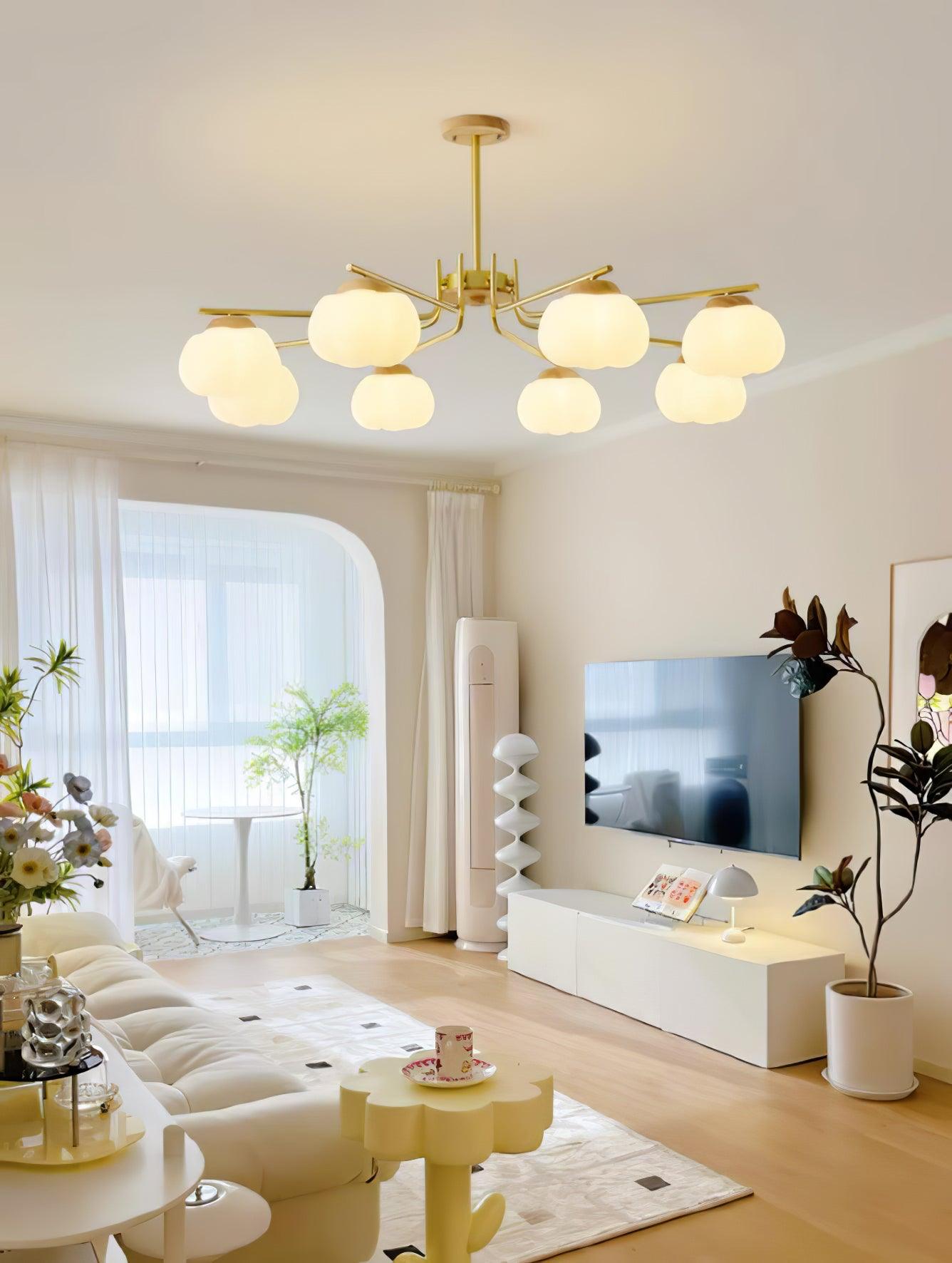 Cohen Modern Metal Chandelier - Lamp Outdoor