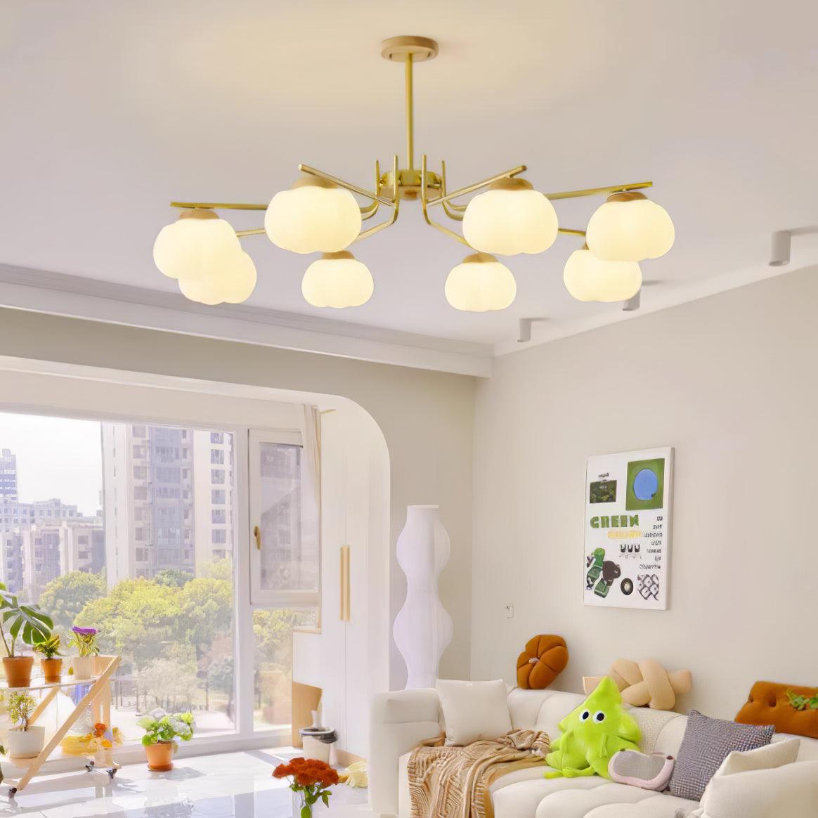 Cohen Modern Metal Chandelier - Lamp Outdoor