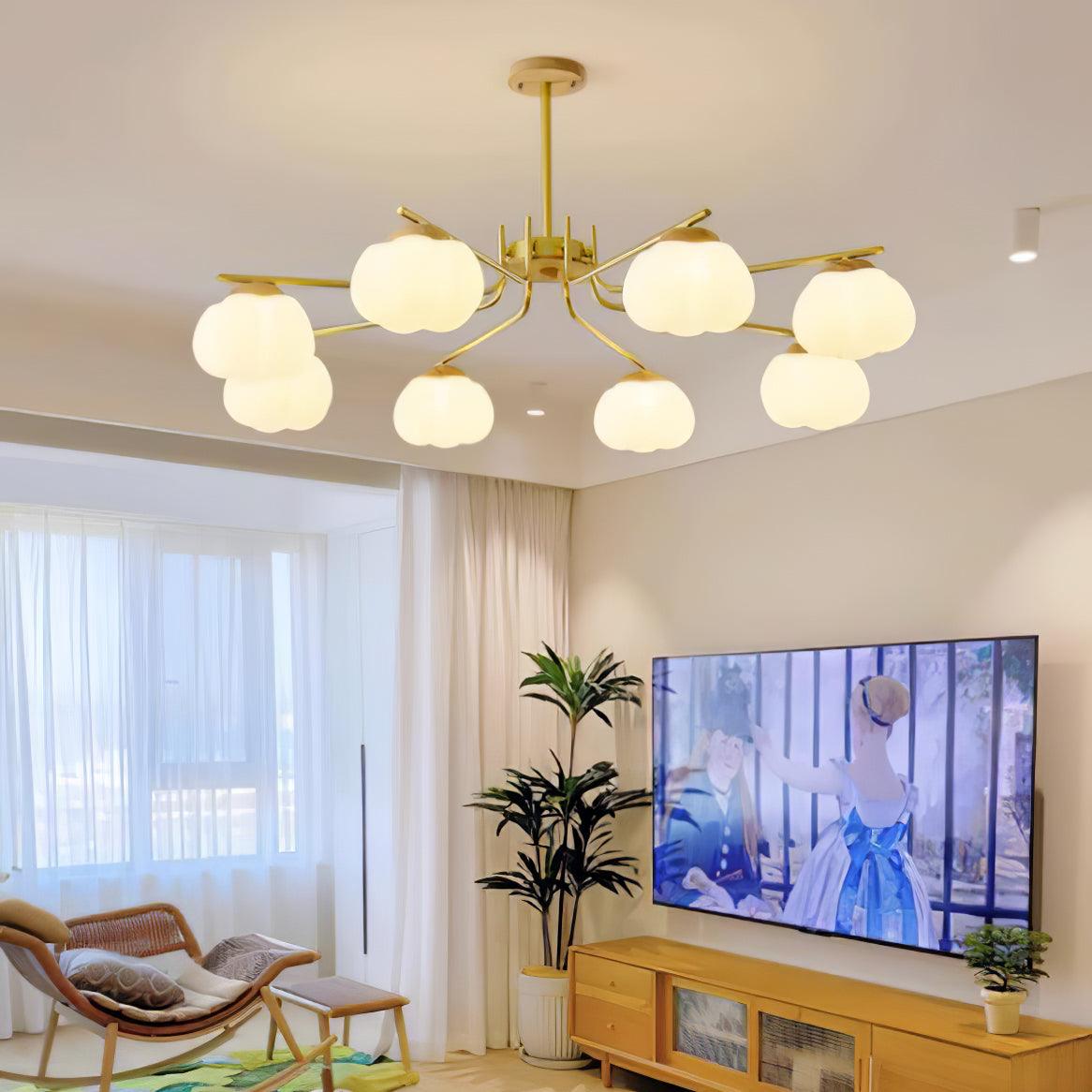 Cohen Modern Metal Chandelier - Lamp Outdoor