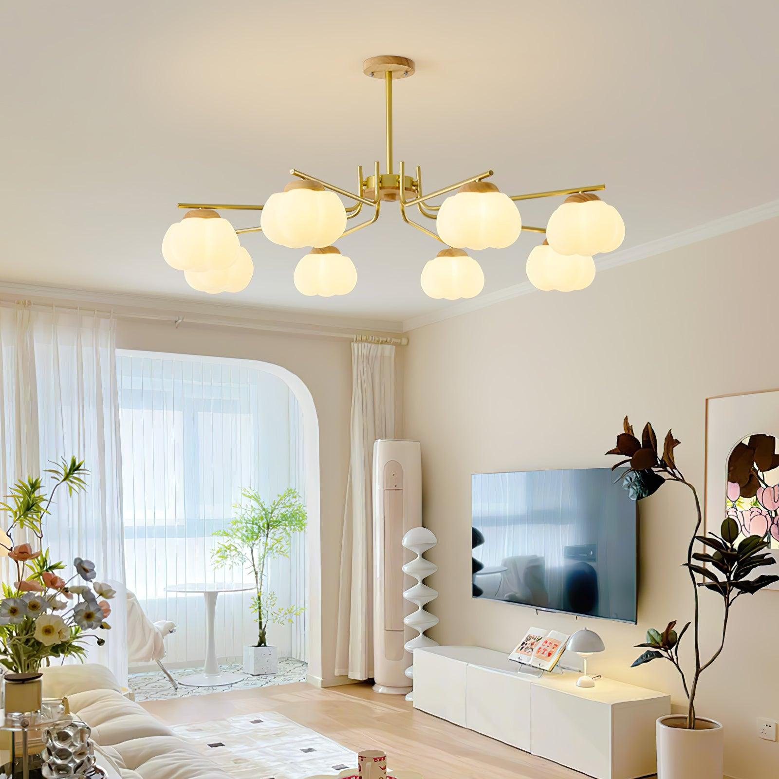 Cohen Modern Metal Chandelier - Lamp Outdoor