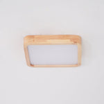 Wooden Geometric Ceiling Light - Lamp Outdoor